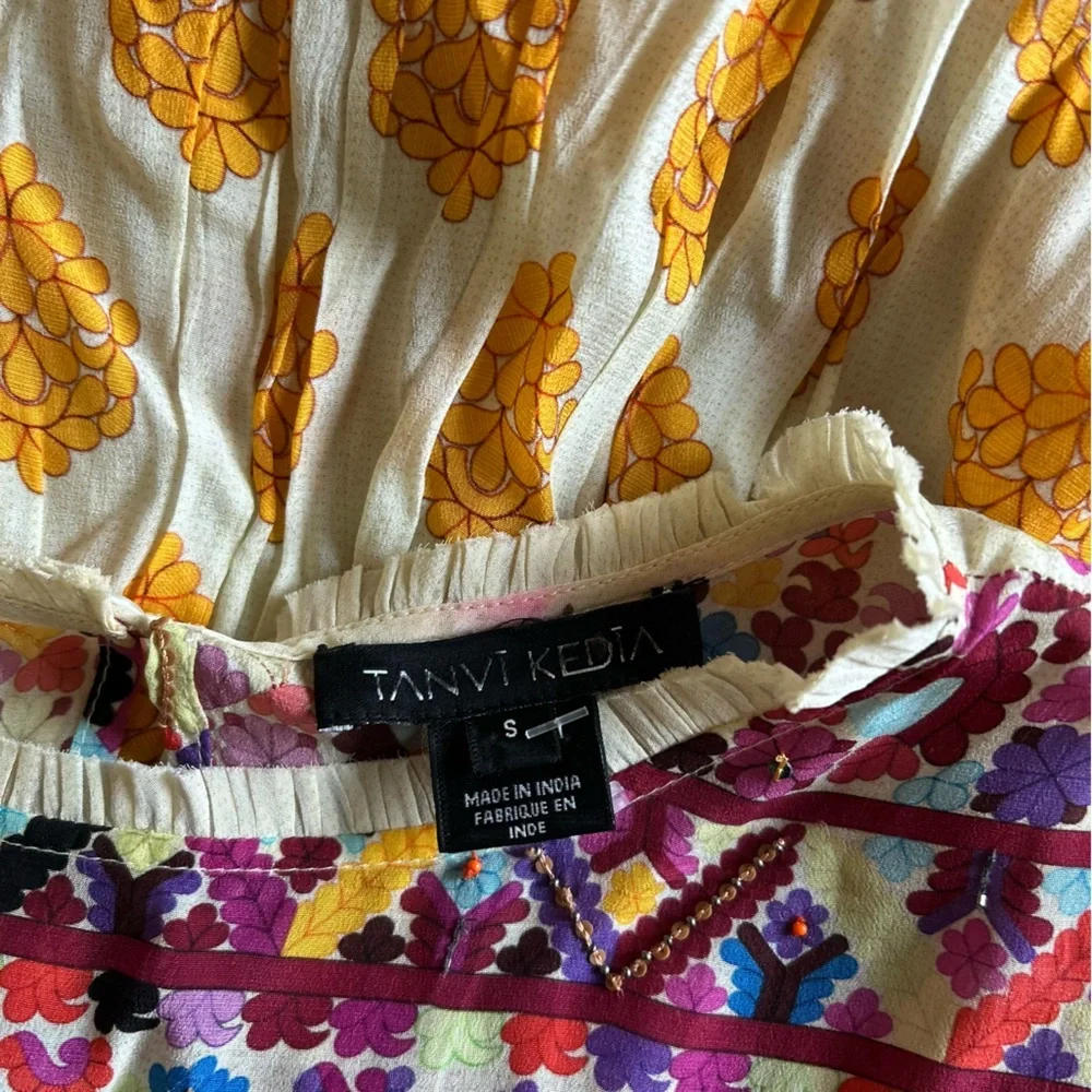 Anthropologie Tanvi Kedia Caltha swing dress size small - Picture 6 of 6